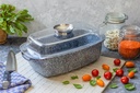 PRAVOKOTNA POSODA IZ KOVANEGA ALUMINIJA 2v1 8007 Edenberg