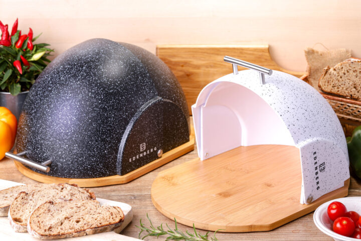 POSODA ZA SHRANJEVANJE KRUHA Z VRTLJIVIM POKROVOM Edenberg