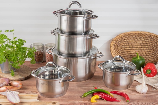 [EB-4004] SET POSODE  IZ NERJAVEČEGA JEKLA 4004 Edenberg